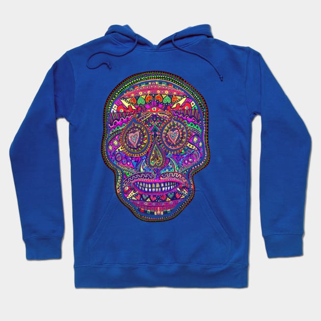 Sugar Skull Day of the Dead I Hoodie by A For Animals